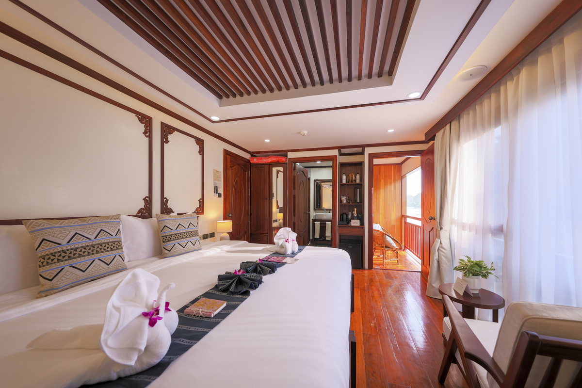Deluxe-Kabine, Hauptdeck, Privatbalkon (ca. 21 m²) - © Holger Leue / www.leue-photo.com