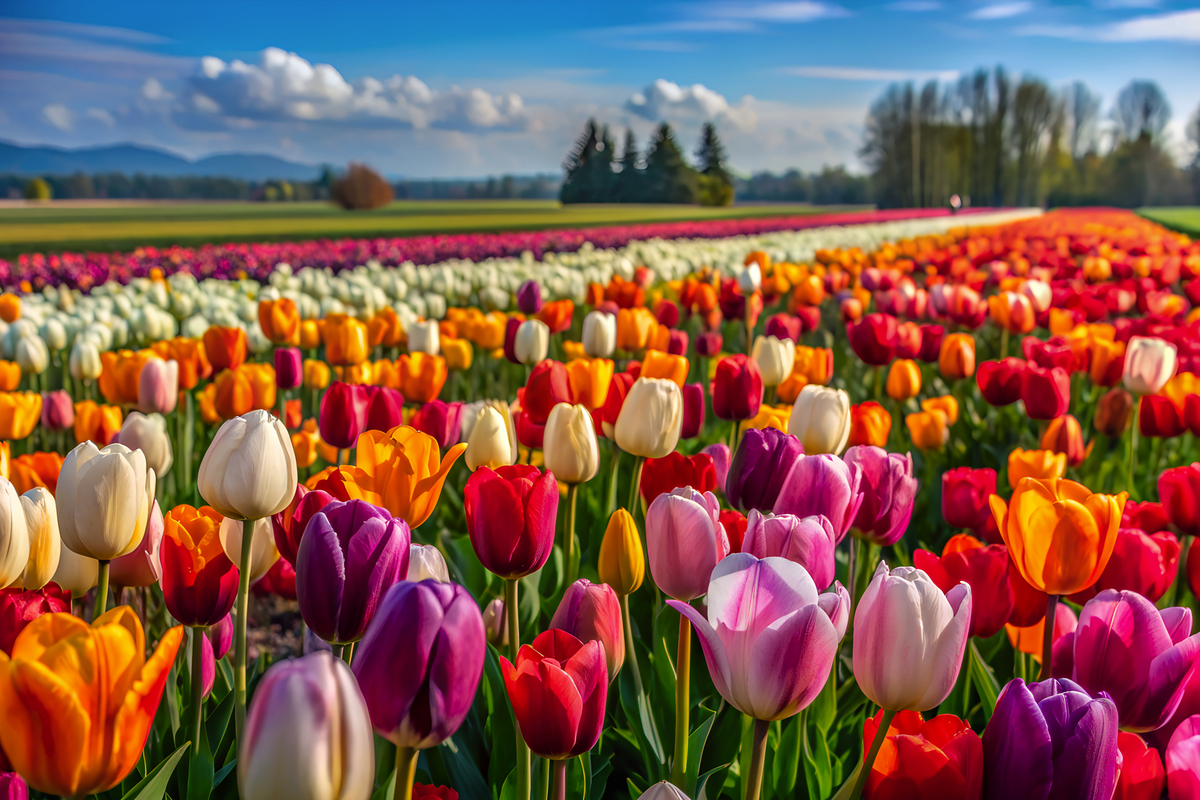 Champ de tulipes - © Panoy - stock.adobe.com