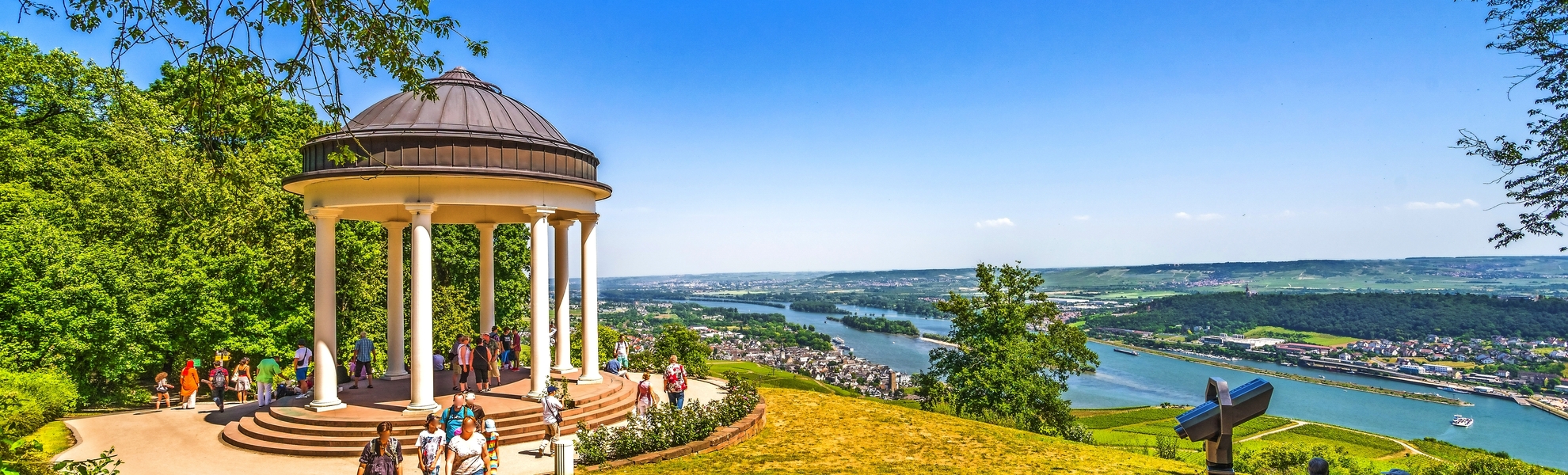 Vue depuis le monument du Niederwald à Rüdesheim - © pure-life-pictures - stock.adobe.com