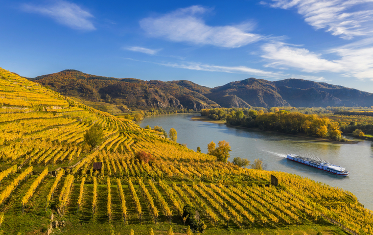 Panorama automnal de la vallée de la Wachau (patrimoine mondial de l'Unesco) - © Tomas Marek - stock.adobe.com